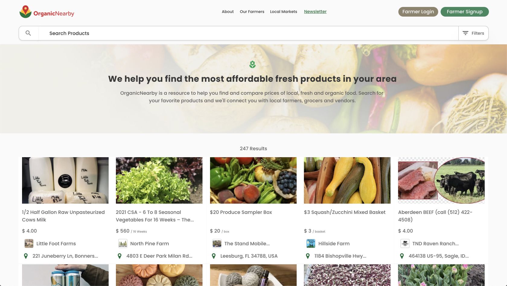 Bubble App of the Day: OrganicNearby
