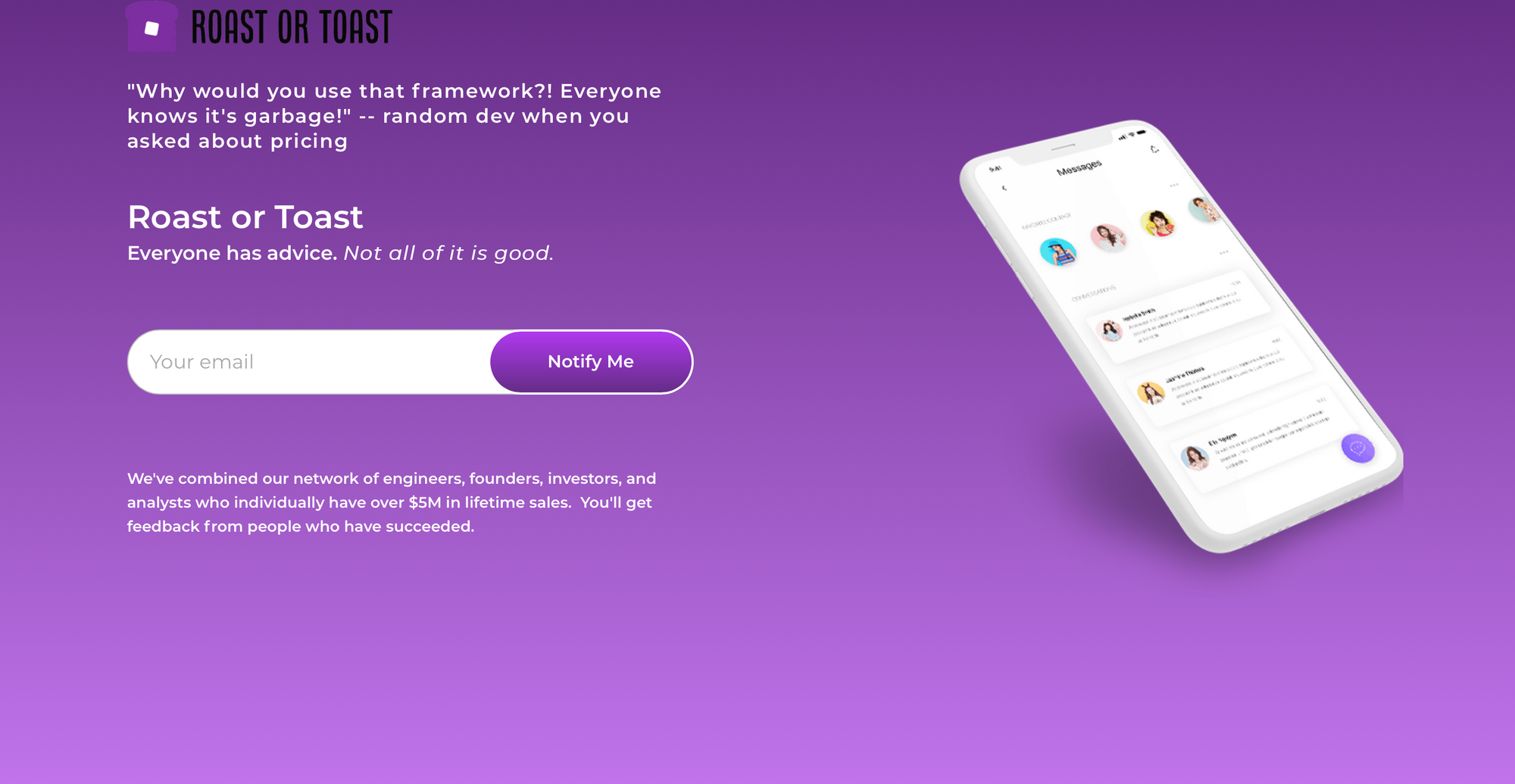 Bubble App of the Day: Roast or Toast
