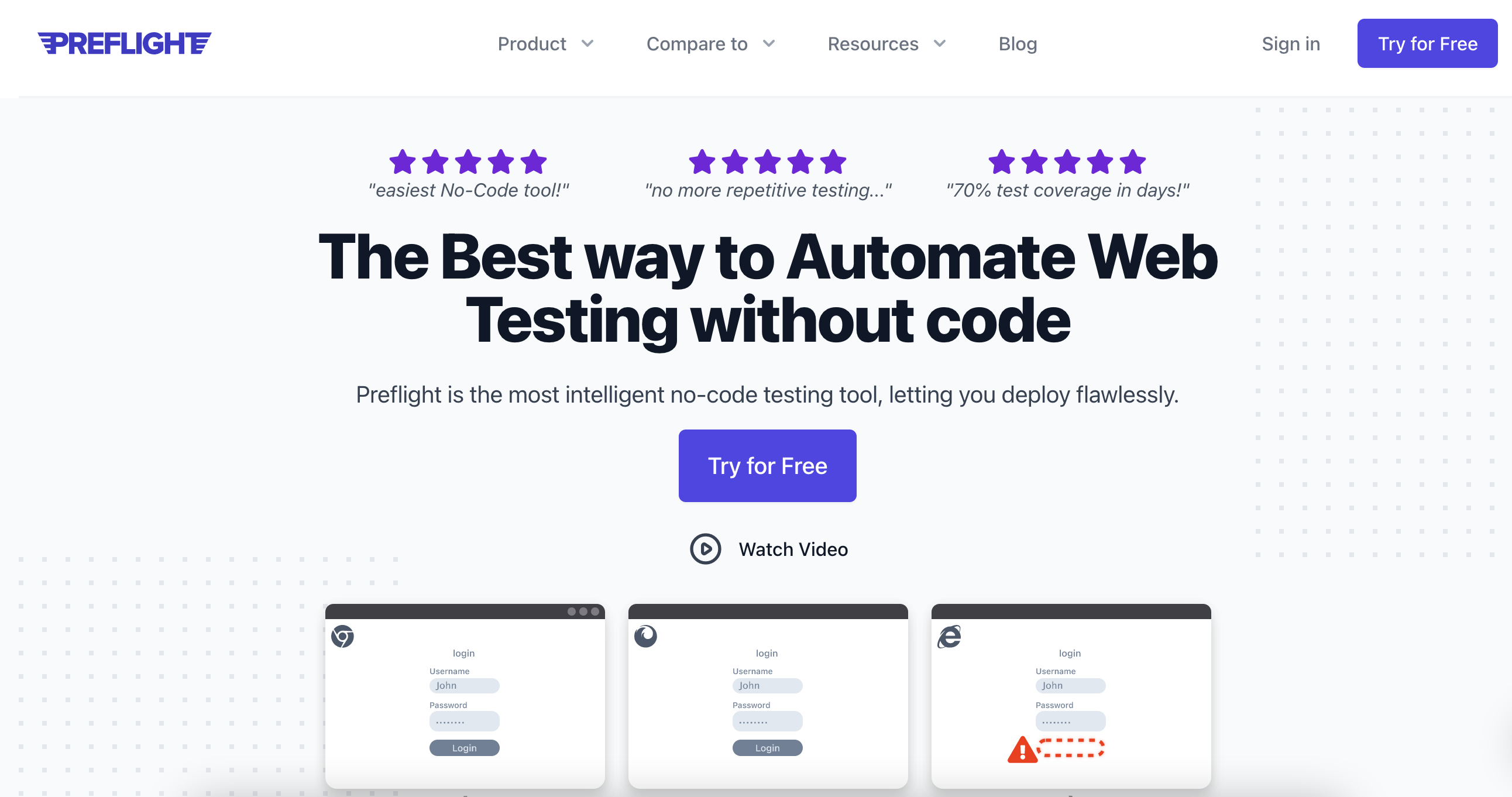 How You Can Automate Web App Testing with No-Code Using Preflight & Bubble