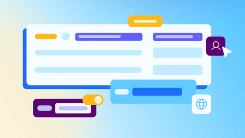 An abstracted version of a from showing the fields required to connect with an API on Bubble.