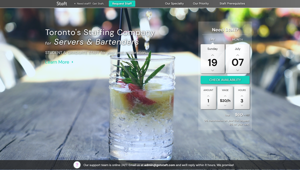 Bubble App of the Day: Staft Toronto