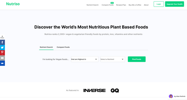 Bubble App of the Day: Nutriso