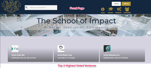 Bubble App of the Day: The School of Impact