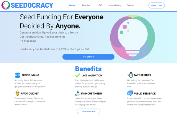 Bubble App of the Day: Seedocracy