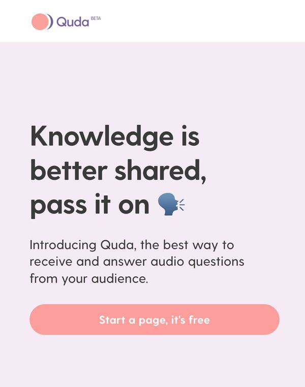 Bubble App of the Day: Quda