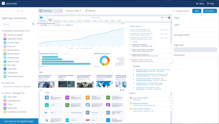 Salesforce Lightning Review: Enterprise-Focused No-Code Tools