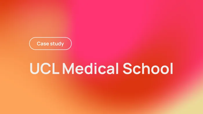 UCL Med School Built an Educational Ecosystem on Bubble